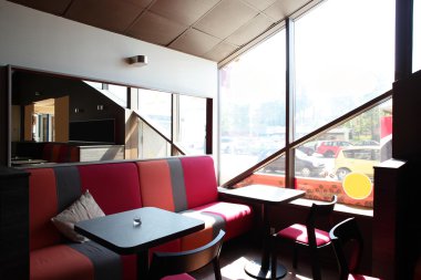 parlak renklerde Avrupa Restoran