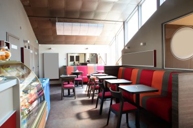 parlak renklerde Avrupa Restoran