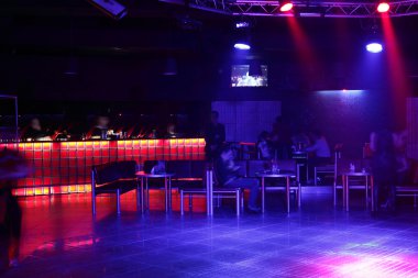 güzel bir Avrupa gece kulübü iç