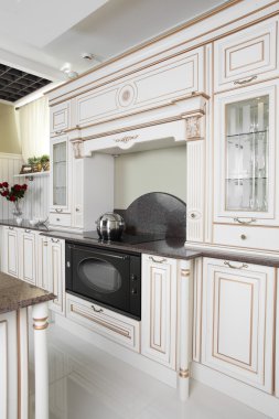 İç modern Avrupa mutfağı