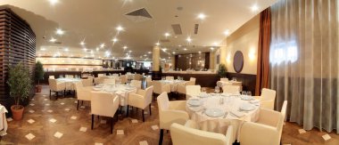 parlak renklerde Avrupa Restoran