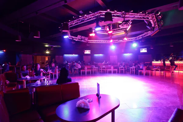 Beautiful european night club interior — Stock Photo, Image