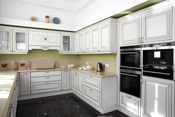 Interior of modern european kitchen — Stock Photo, Image