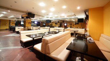parlak renklerde Avrupa Restoran