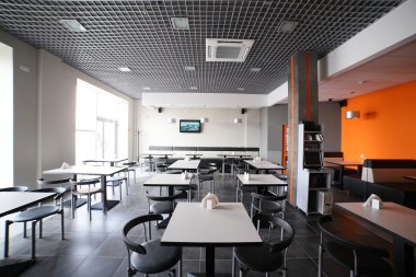 parlak renklerde Avrupa Restoran