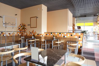 parlak renklerde Avrupa Restoran