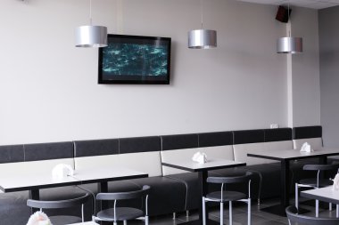 parlak renklerde Avrupa Restoran