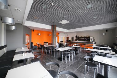 parlak renklerde Avrupa Restoran