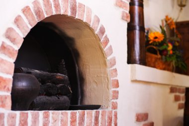 parlak renklerde Avrupa Restoran