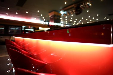 parlak renklerde Avrupa Restoran