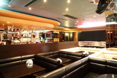 güzel bir Avrupa gece kulübü iç