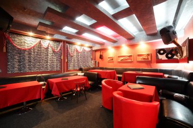 parlak renklerde Avrupa Restoran