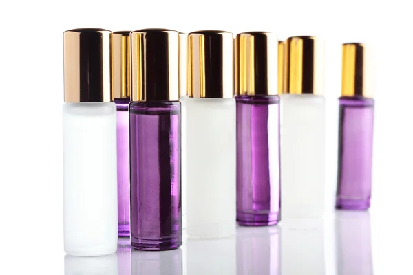 Little parfume bottle on white background — Stock Photo, Image
