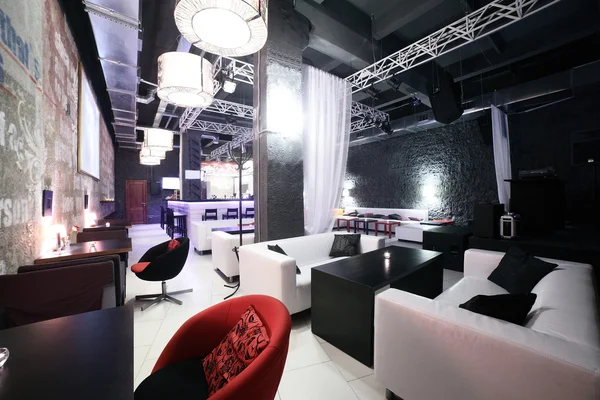 Vackra Europeiska night club interiör — Stockfoto