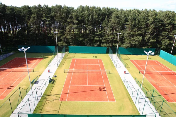 Intérieur du club de tennis sportif — Photo