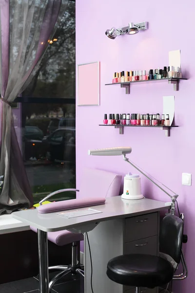 Interior of modern beauty salon — Stock Photo, Image