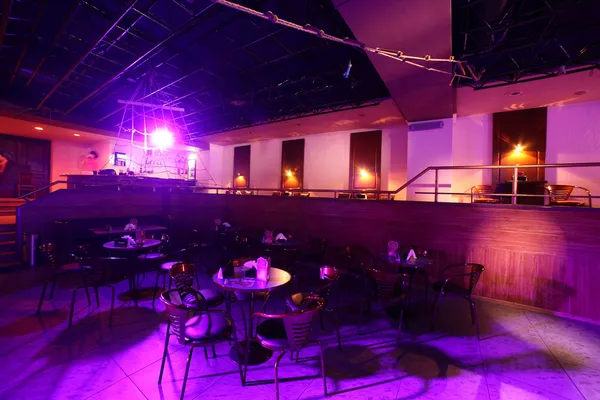 Beautiful european night club interior — Stock Photo, Image