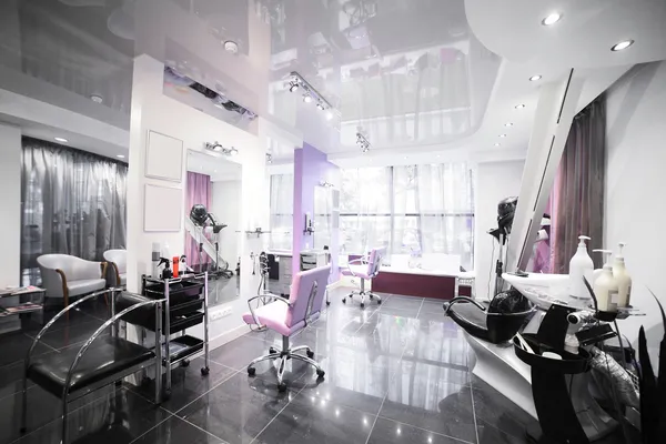 Interior of modern beauty salon Royalty Free Stock Photos