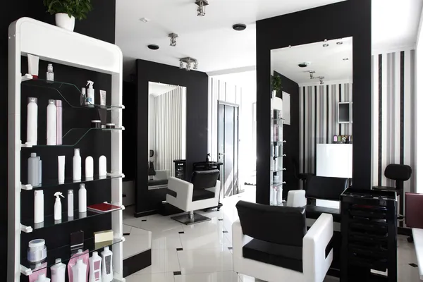 Interior of modern beauty salon Royalty Free Stock Photos