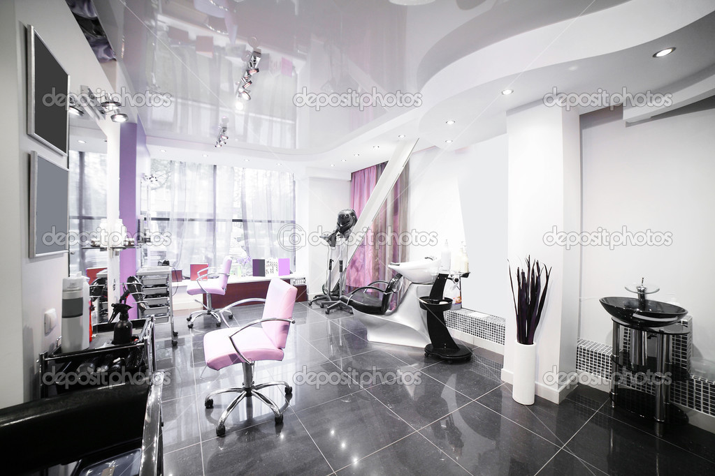 interior of modern beauty salon