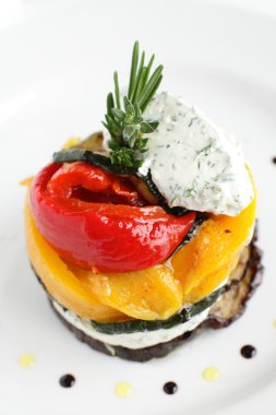 soğuk ve lezzetli Avrupa salata