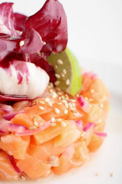 soğuk ve lezzetli Avrupa salata