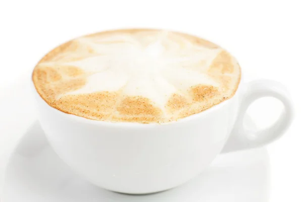 Coffee in a cup on white background — Stock Photo, Image