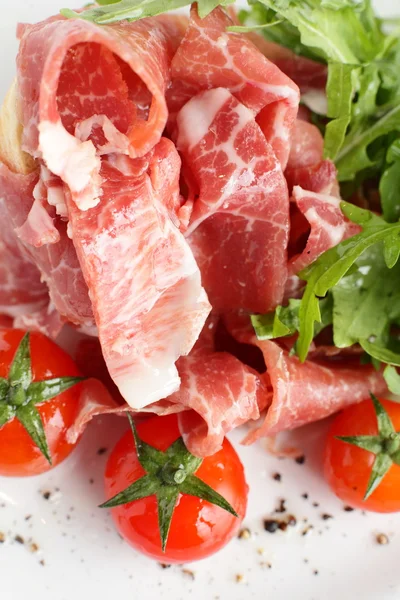 Tasty meat on white background — Stock Photo, Image