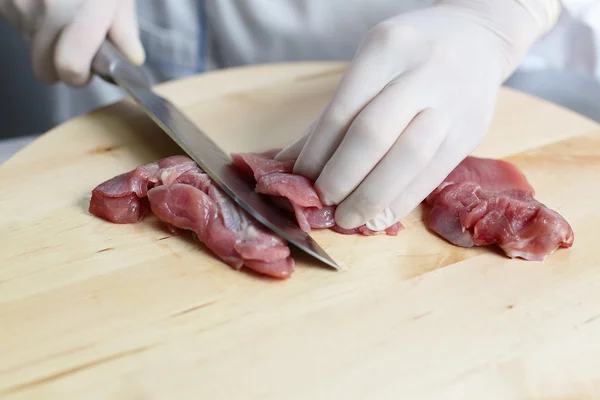 Proceso de cocción en una cocina —  Fotos de Stock