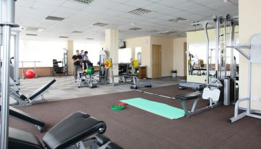 insanlar olmadan modern Avrupa spor salonu