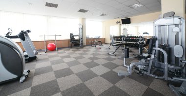 insanlar olmadan modern Avrupa spor salonu