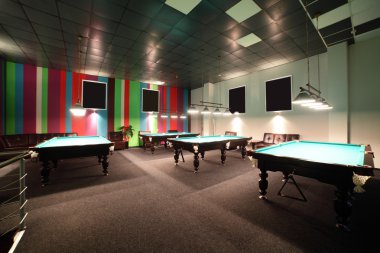 İç modern ve güzel Bilardo