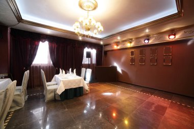 parlak renklerde Avrupa Restoran
