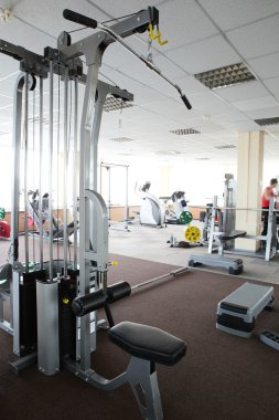 insanlar olmadan modern Avrupa spor salonu