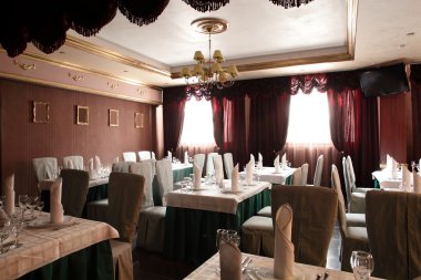 parlak renklerde Avrupa Restoran