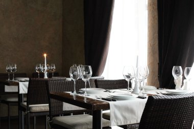 parlak renklerde Avrupa Restoran