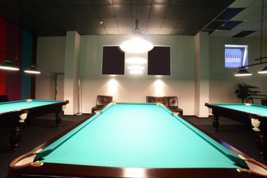 İç modern ve güzel Bilardo
