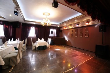 parlak renklerde Avrupa Restoran