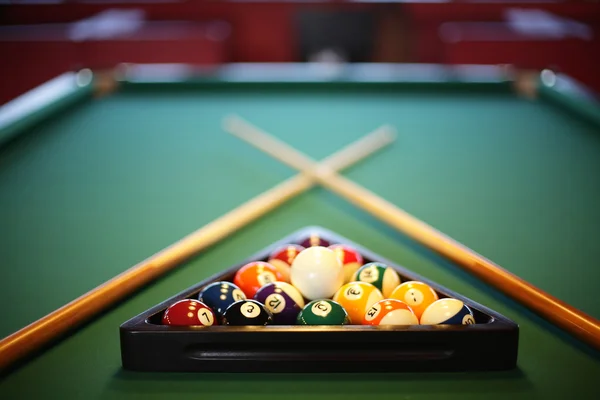 İç modern ve güzel Bilardo — Stok fotoğraf