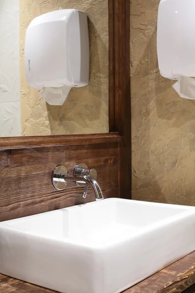 Interior of modern toilet in european style — Stock Photo, Image