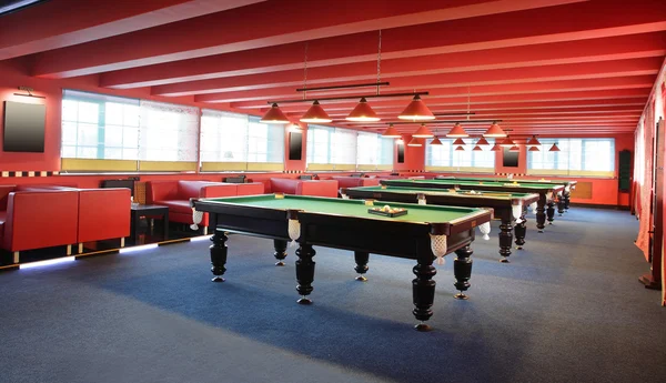 Interior of beautiful and modern billiard — Stock Photo, Image