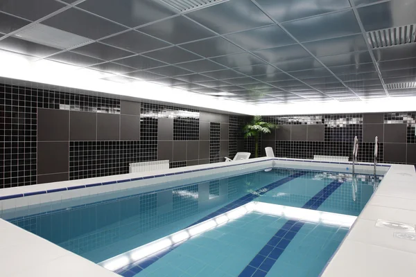 Modern interior of swimming pool — Stock Photo, Image