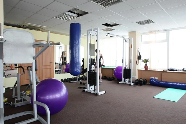 Modern european sport gym without people — Stock Photo, Image