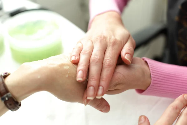 Nail care on white background — Stock Photo, Image