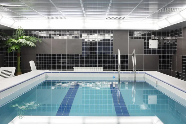 Modern interior of swimming pool — Stock Photo, Image