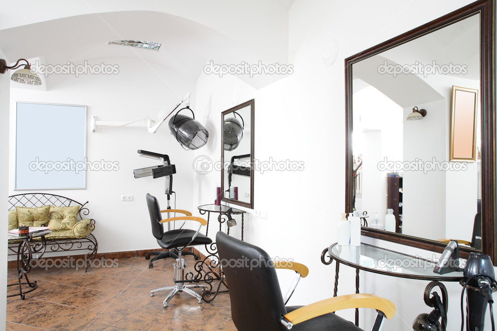 interior of modern beauty salon