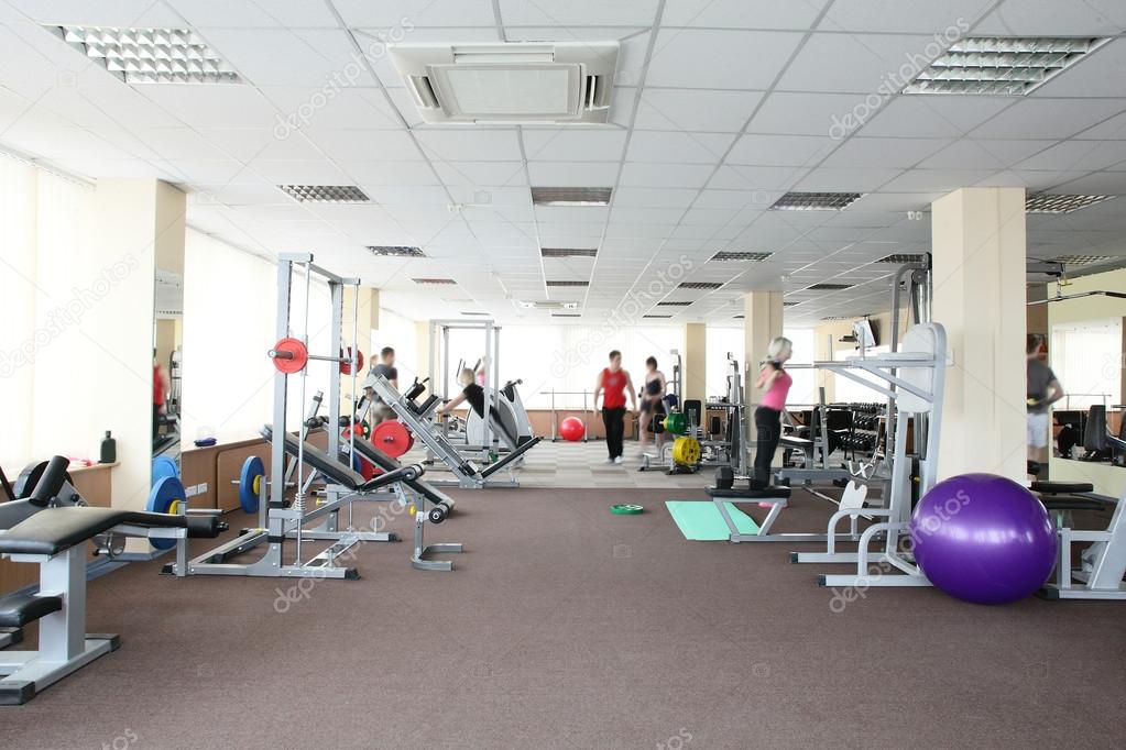 modern european sport gym without people