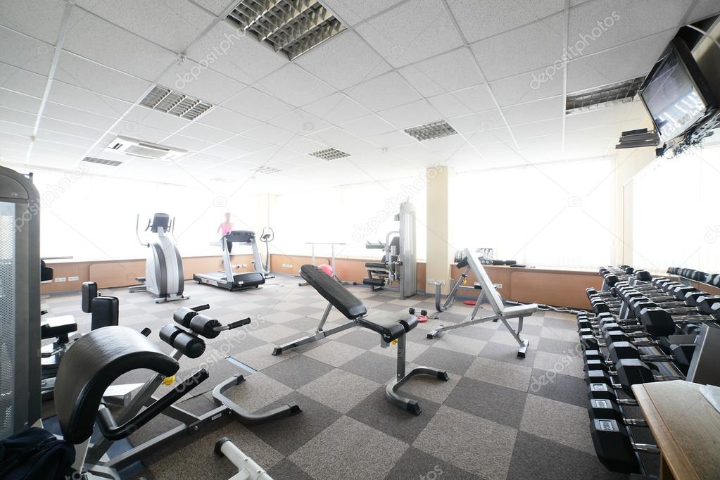 modern european sport gym without people