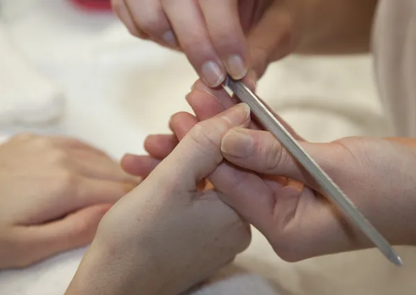 Nails filed — Stock Photo, Image