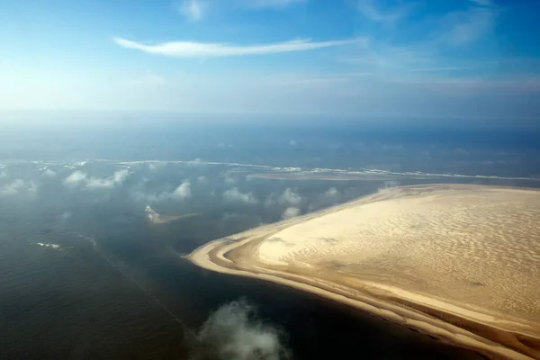 Airial View Wadden Alankomaat — kuvapankkivalokuva